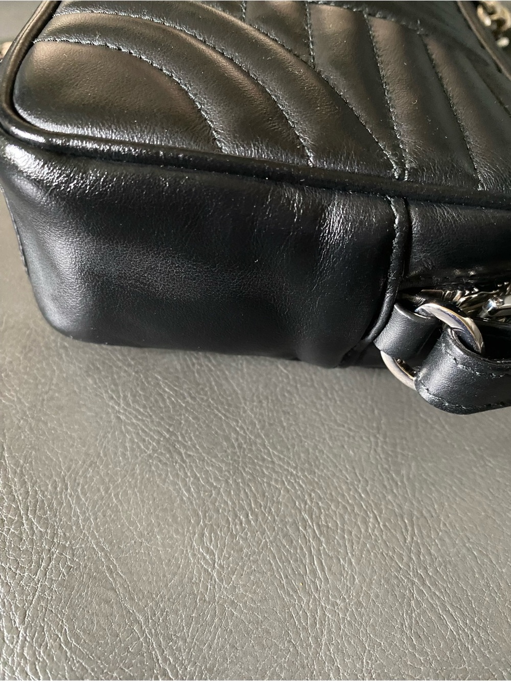 Prada Black Quilted Camera Crossbody with Chain Strap - Picture 9 of 9